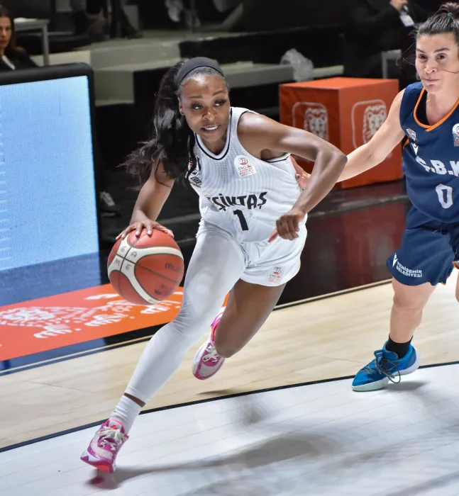 Dana Evans, 19 sayı ile Beşiktaş BOA adına en çok sayı kaydeden isimdi