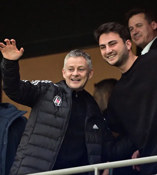 Solskjaer tribünde, Beşiktaş Samsun önünde!